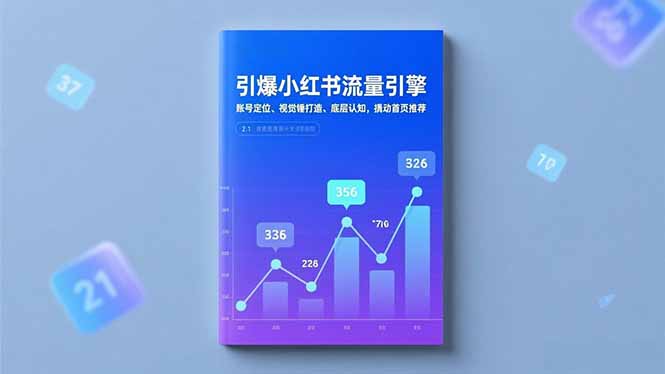 引爆小红书流量引擎，账号定位、视觉锤打造、底层认知，撬动首页推荐-橡木仓