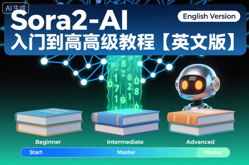 Sora2-AI入门到高级教程【英文版】-橡木仓