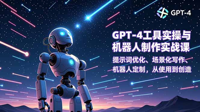 GPT-4工具实操与机器人制作实战课：提示词优化、场景化写作、机器人定制，从使用到创造-橡木仓