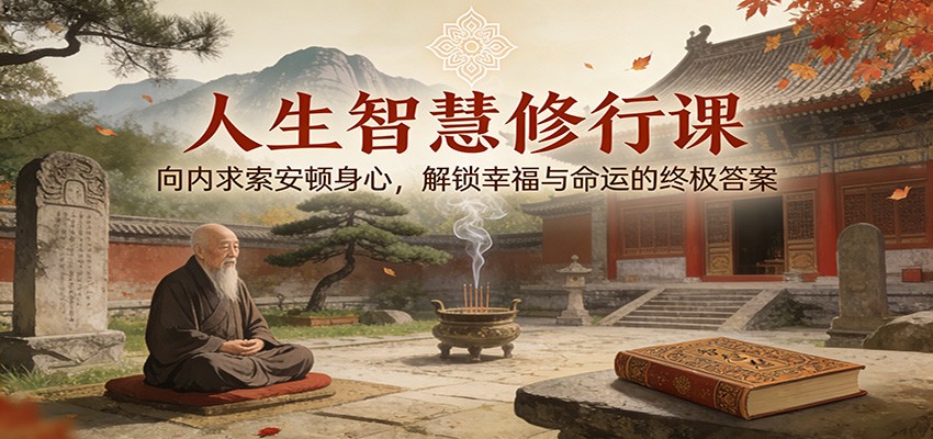 人生智慧修行课：向内求索安顿身心，解锁幸福与命运的终极答案-橡木仓