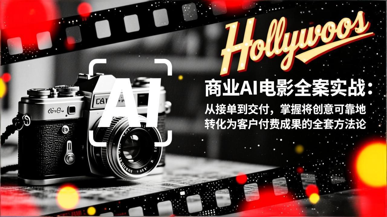 商业AI电影全案实战：从接单到交付，掌握将创意可靠地转化为客户付费成果的全套方法论-橡木仓