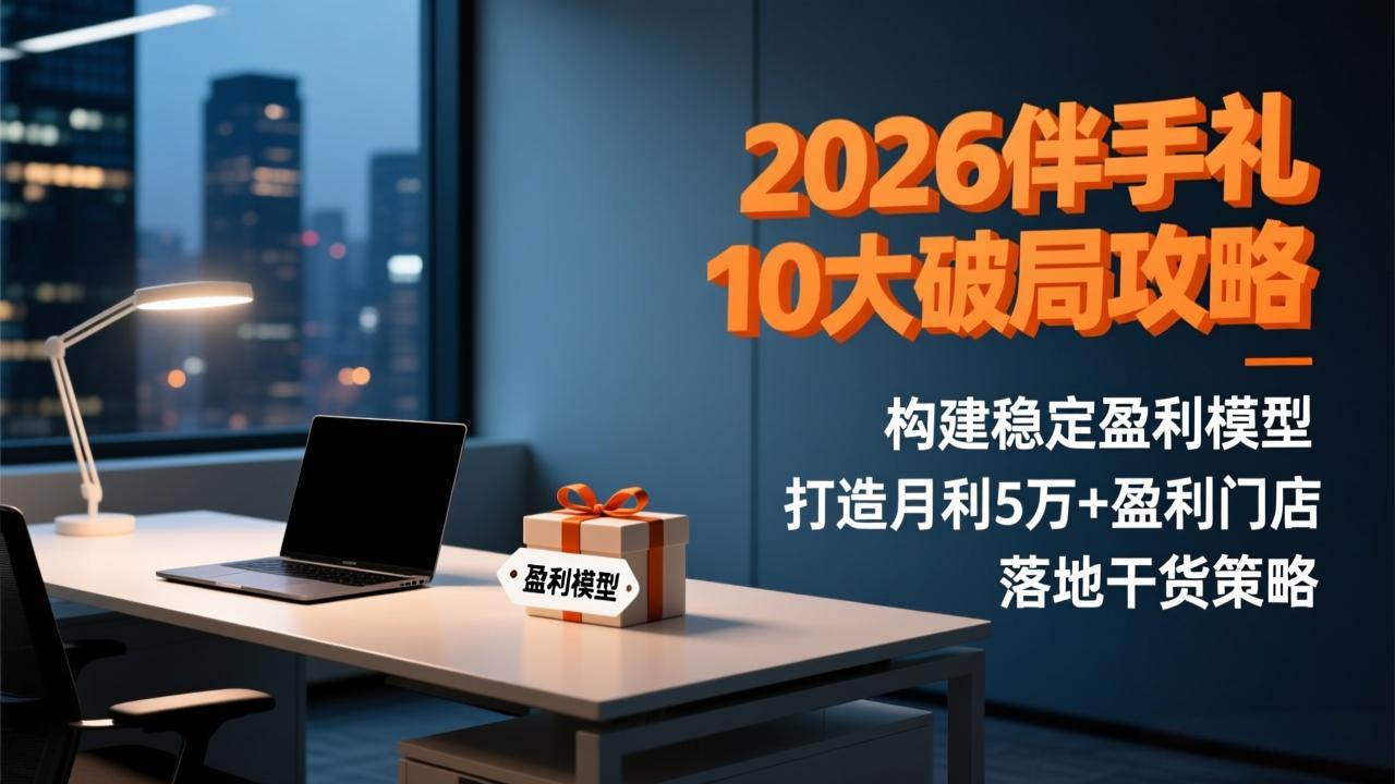 2026伴手礼10大破局攻略：构建稳定盈利模型，打造月利5万+盈利门店，落地干货策略-橡木仓
