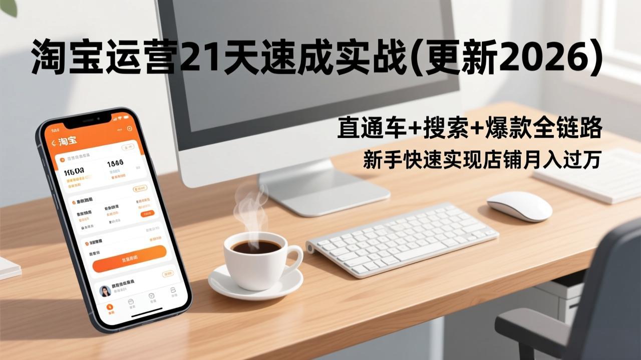 淘宝运营21天速成实战(更新2026-橡木仓