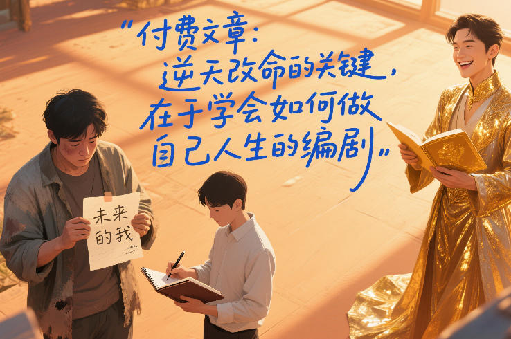 付费文章：逆天改命的关键，在于学会如何做自己人生的编剧-橡木仓