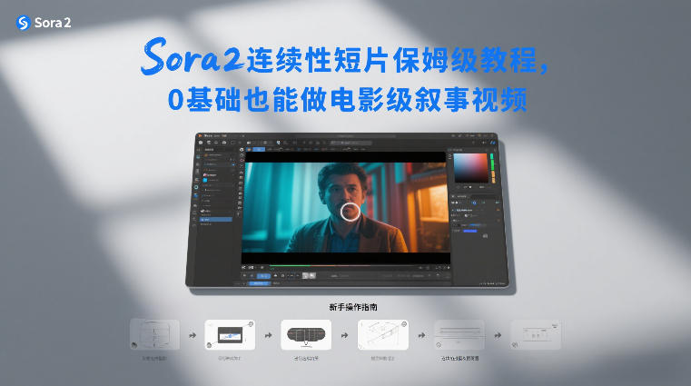 Sora2连续性短片保姆级教程，0基础也能做电影级叙事视频-橡木仓