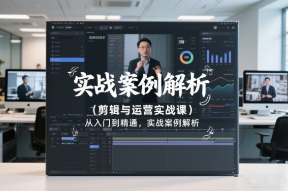 剪辑与运营实战课，从入门到精通，实战案例解析(更新2026)-橡木仓